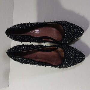 Aldo Black Spiked Heels US 7